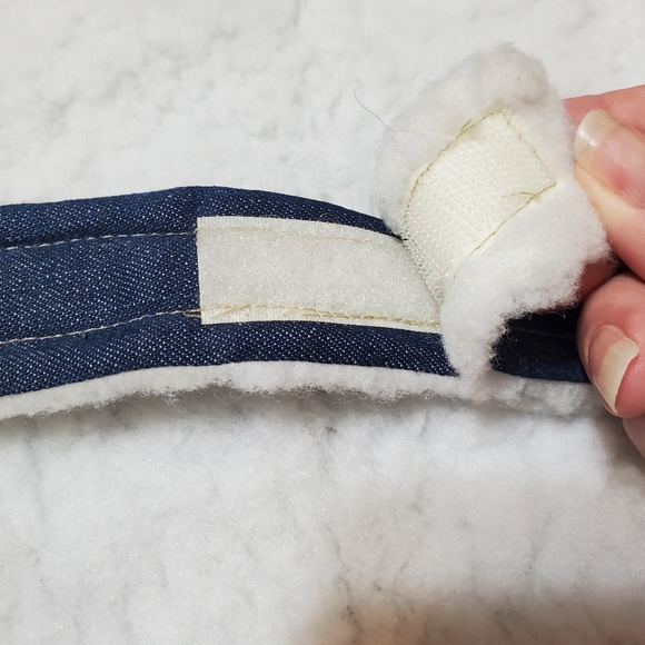 Ruffin It Denim Sherpa Lined Pet Jacket - Picture 4 of 10